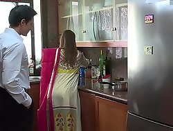 Lonely beautiful wife falls abut to husband'_s pervy boss Niks Indian